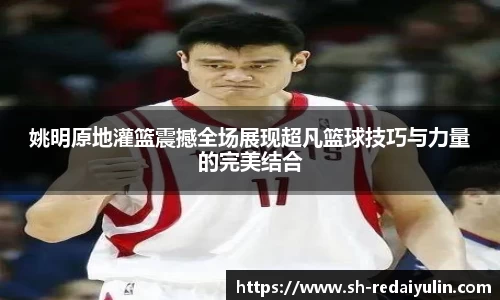 姚明原地灌篮震撼全场展现超凡篮球技巧与力量的完美结合