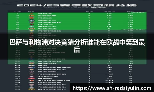 巴萨与利物浦对决竞猜分析谁能在欧战中笑到最后
